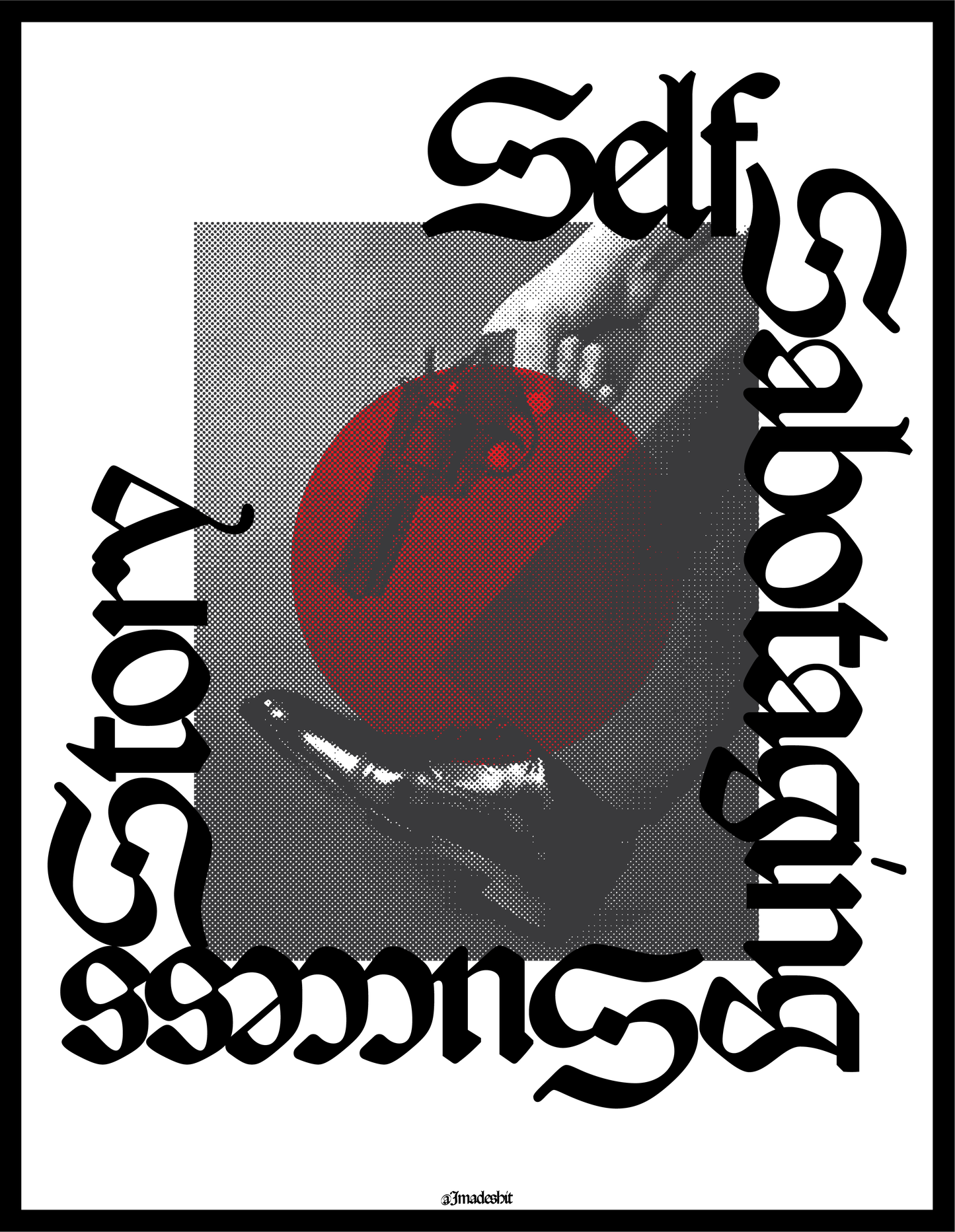Self sabotage print