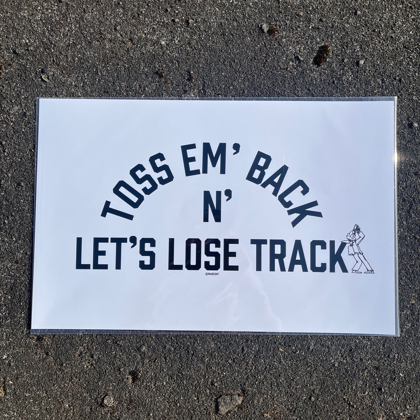Toss Em Back Print