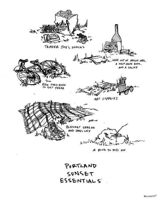 Portland Summer Print