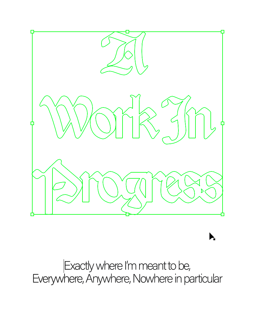 A Work in Progress
