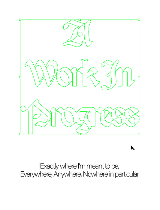 A Work in Progress