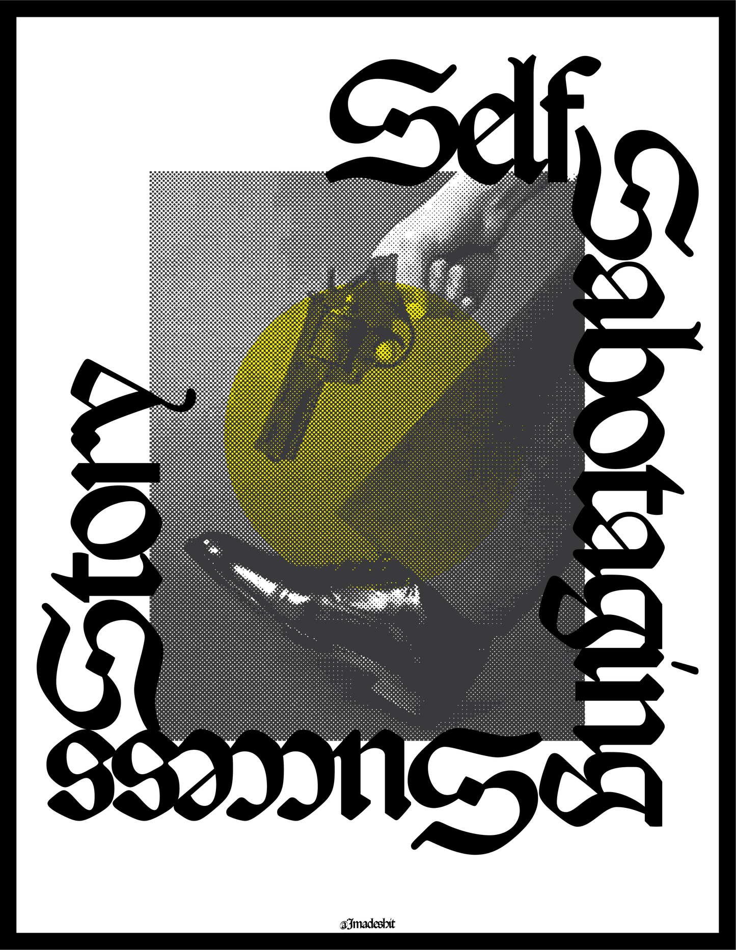 Self sabotage print